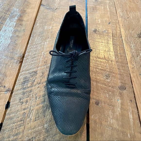 Zara | Black oxfords size 39 - Picture 6 of 7